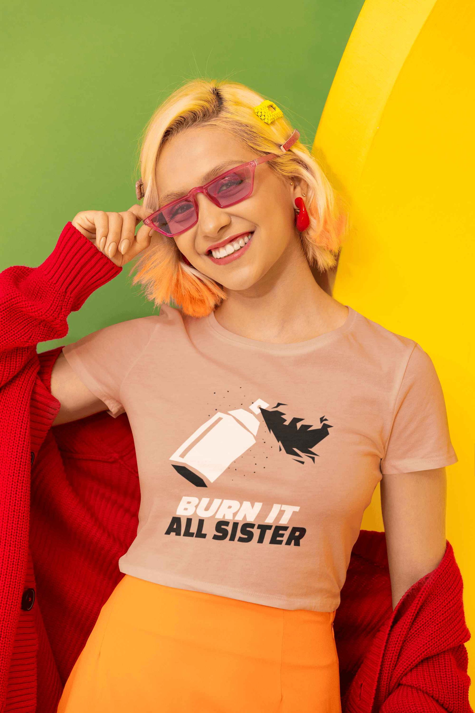 Burn it Sister Women's Crop Top