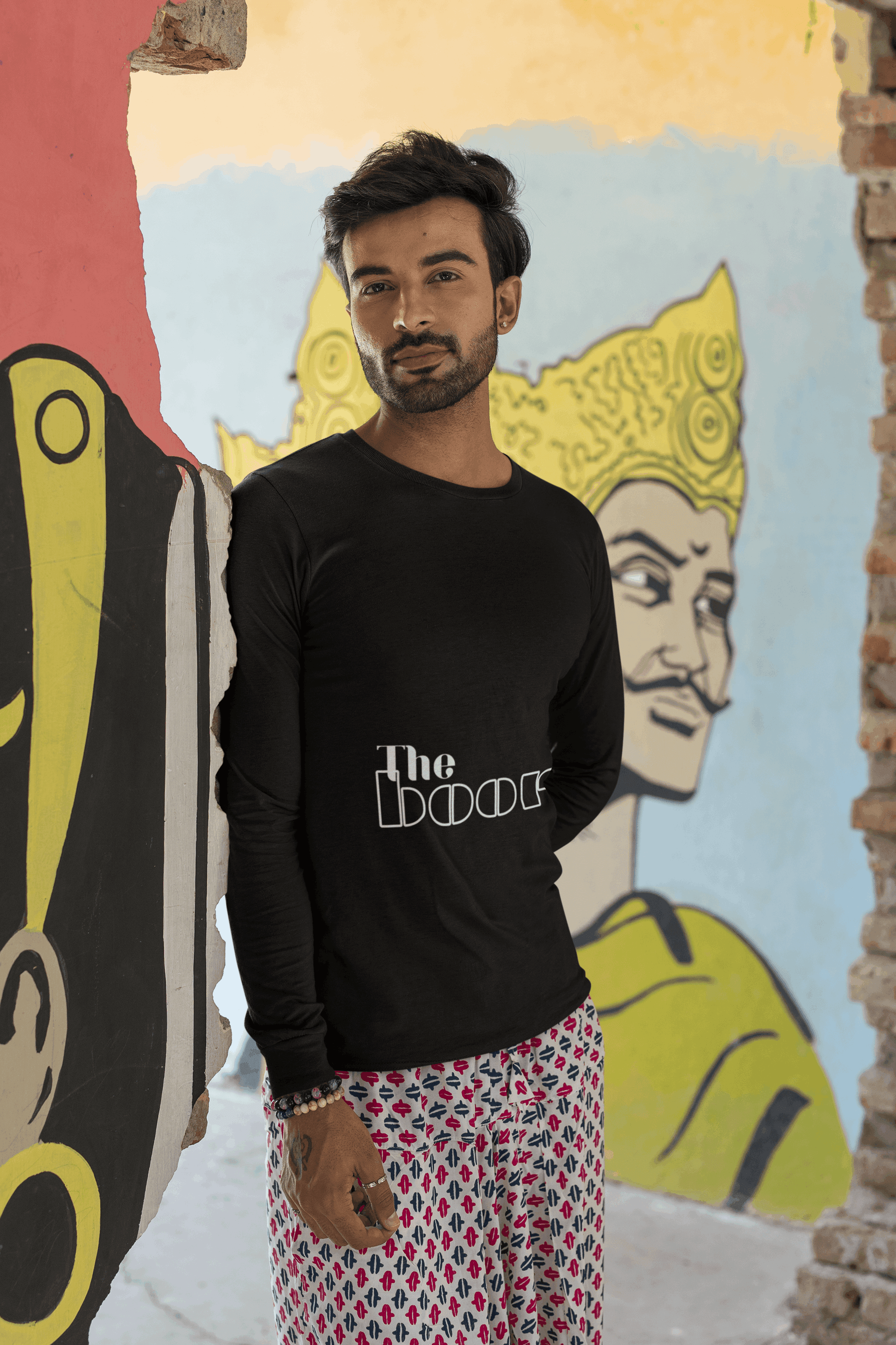 The Boors Men's Round Neck Full Sleeve T-shirt - Lyssian