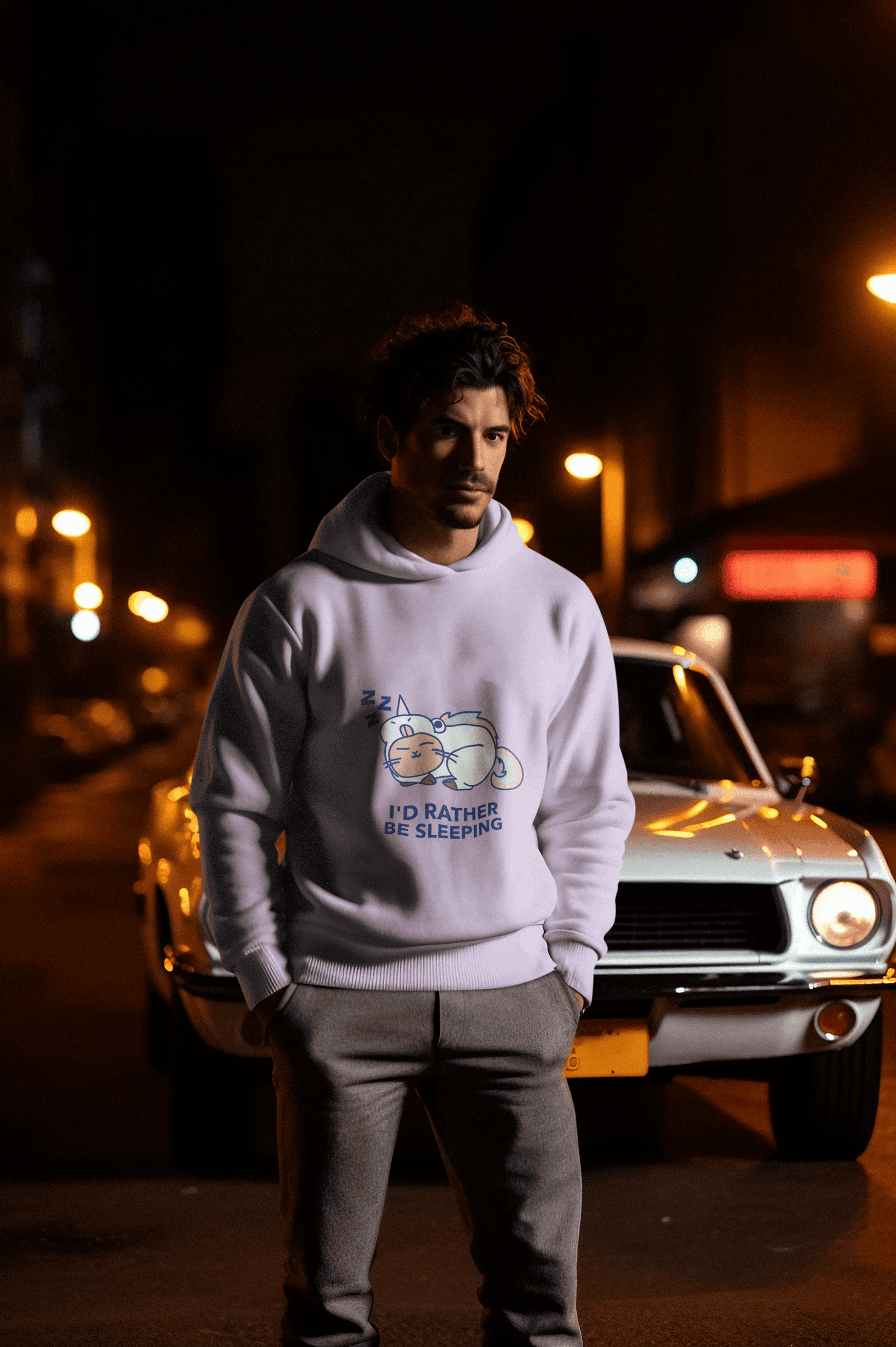 Be Sleeping Men's Hoodie - Lyssian