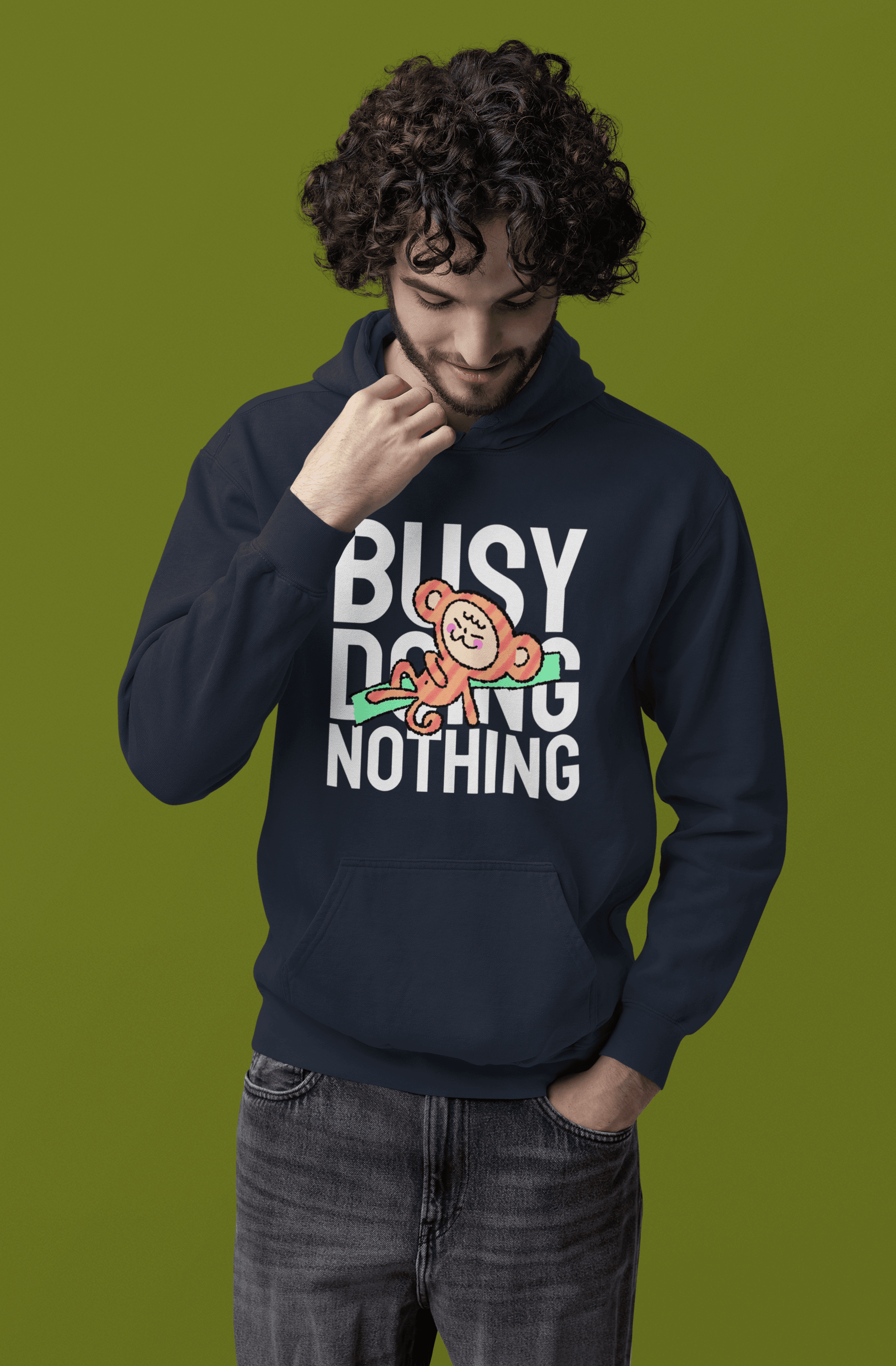 Doing Nothing Men's Hoodie - Lyssian