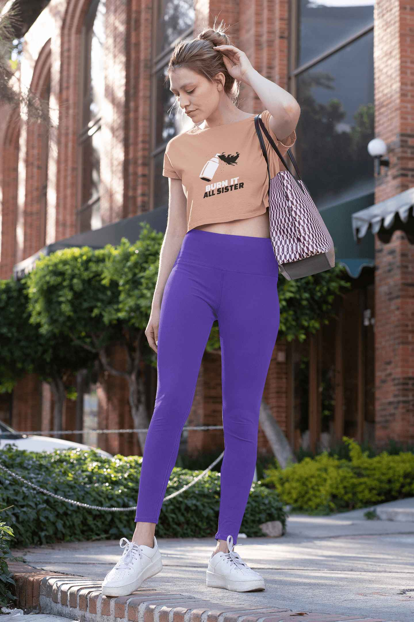 Burn it Sister Women's Crop Top