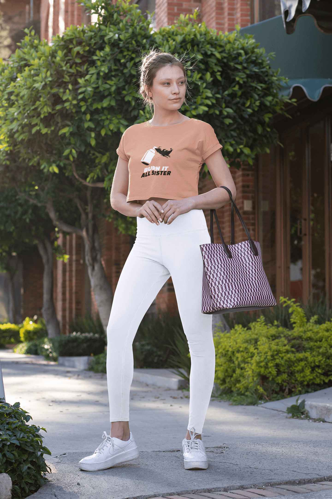 Burn it Sister Women's Crop Top