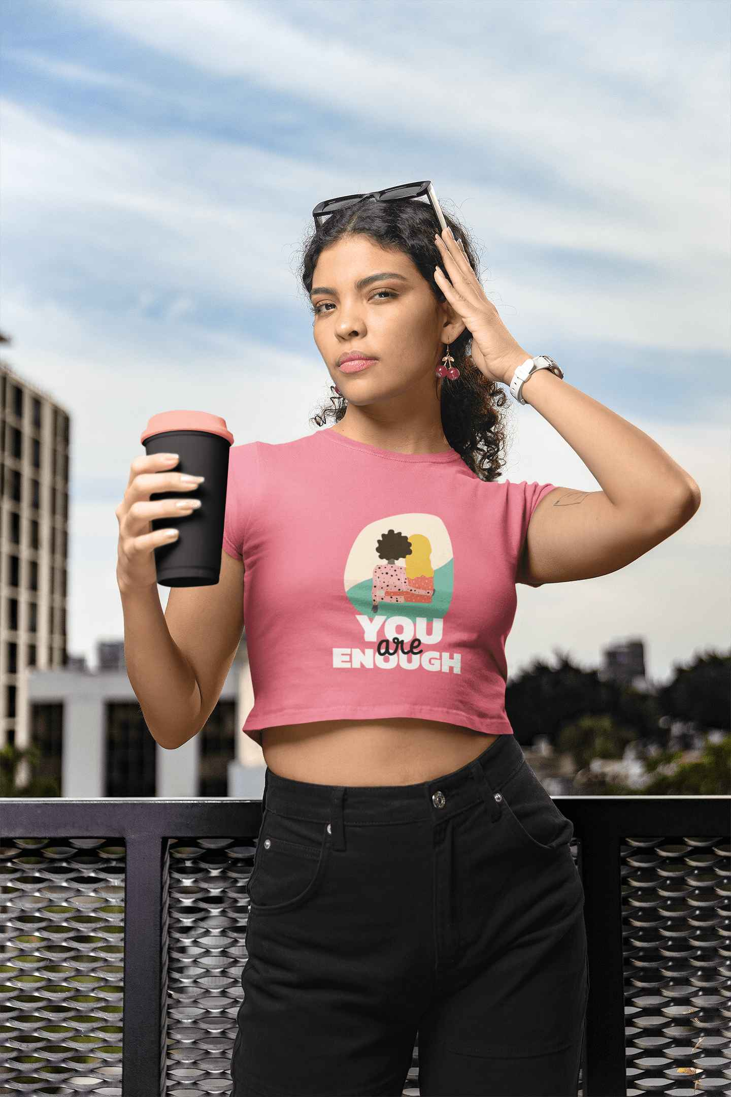 Enough Women's Crop Top
