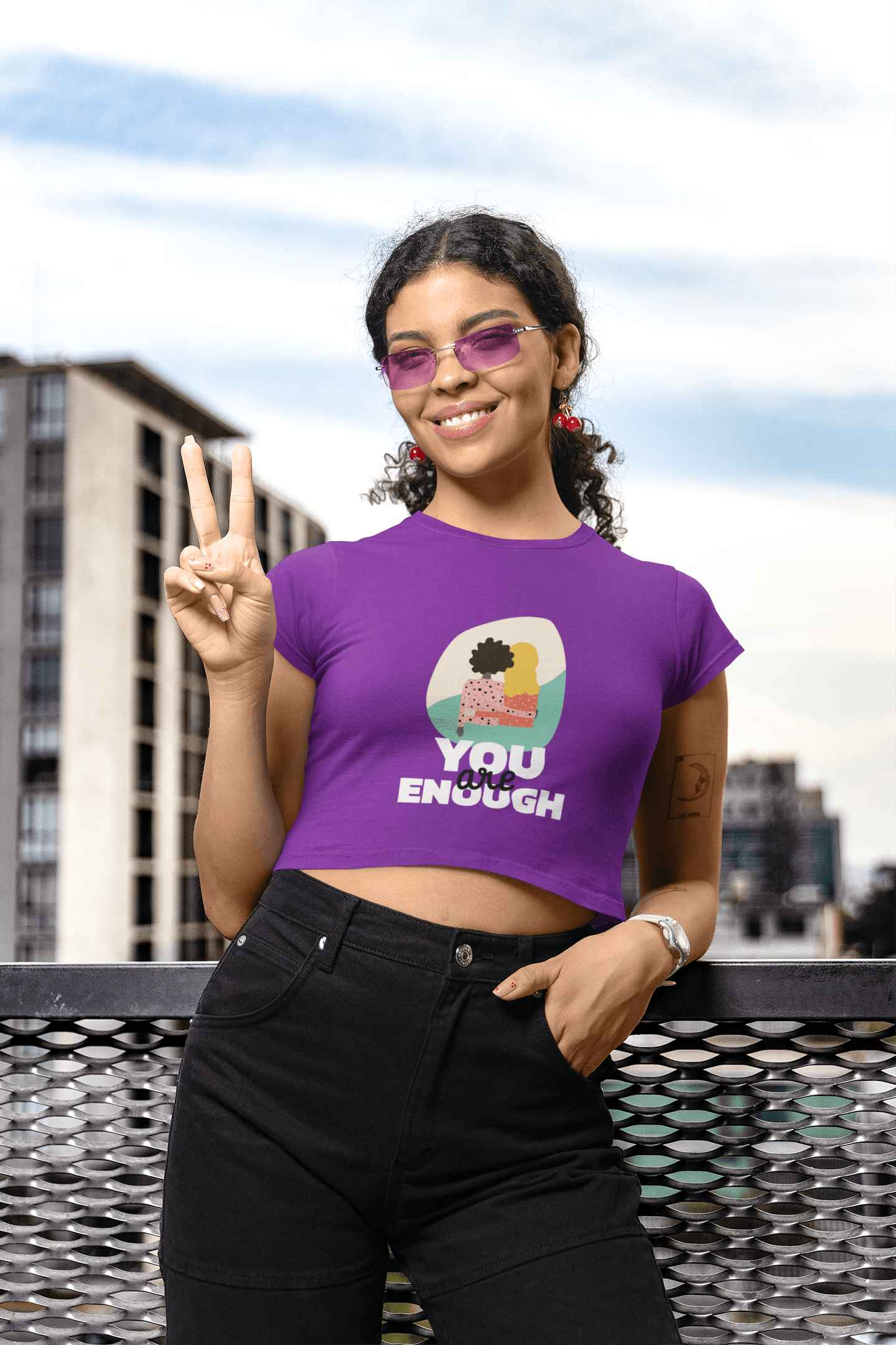 Enough Women's Crop Top