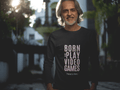 Video Games Male Round Neck Full Sleeve T-shirt - Lyssian