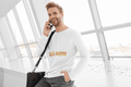 Not Now Male Round Neck Full Sleeve T-shirt - Lyssian