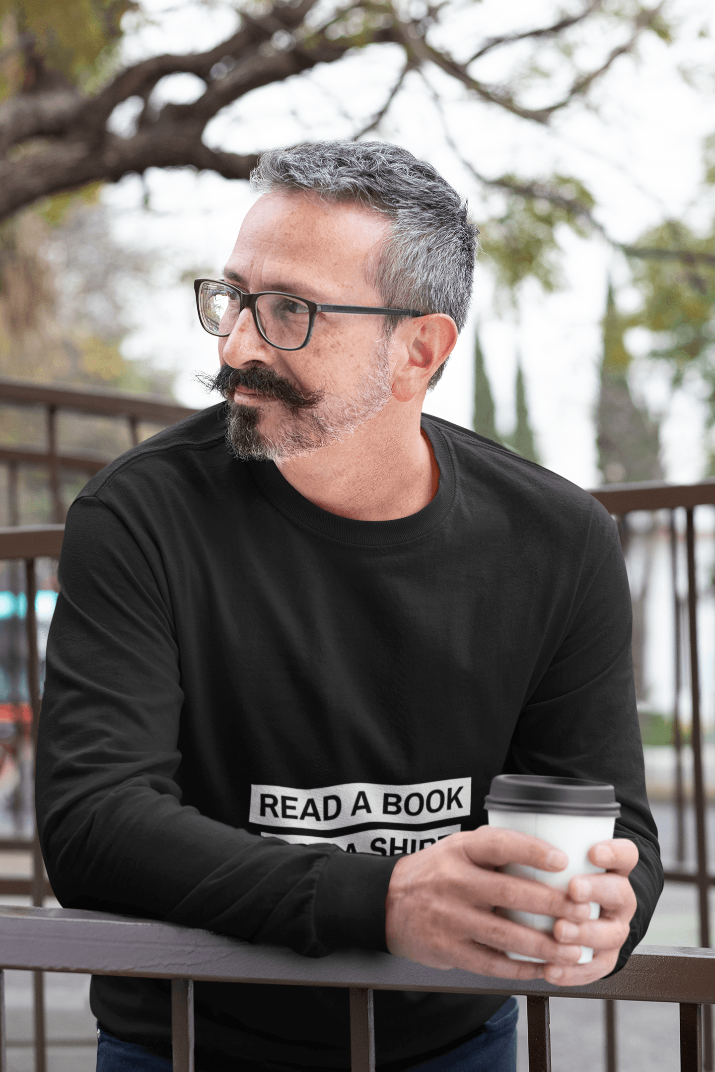 Read Male Round Neck Full Sleeve T-shirt - Lyssian