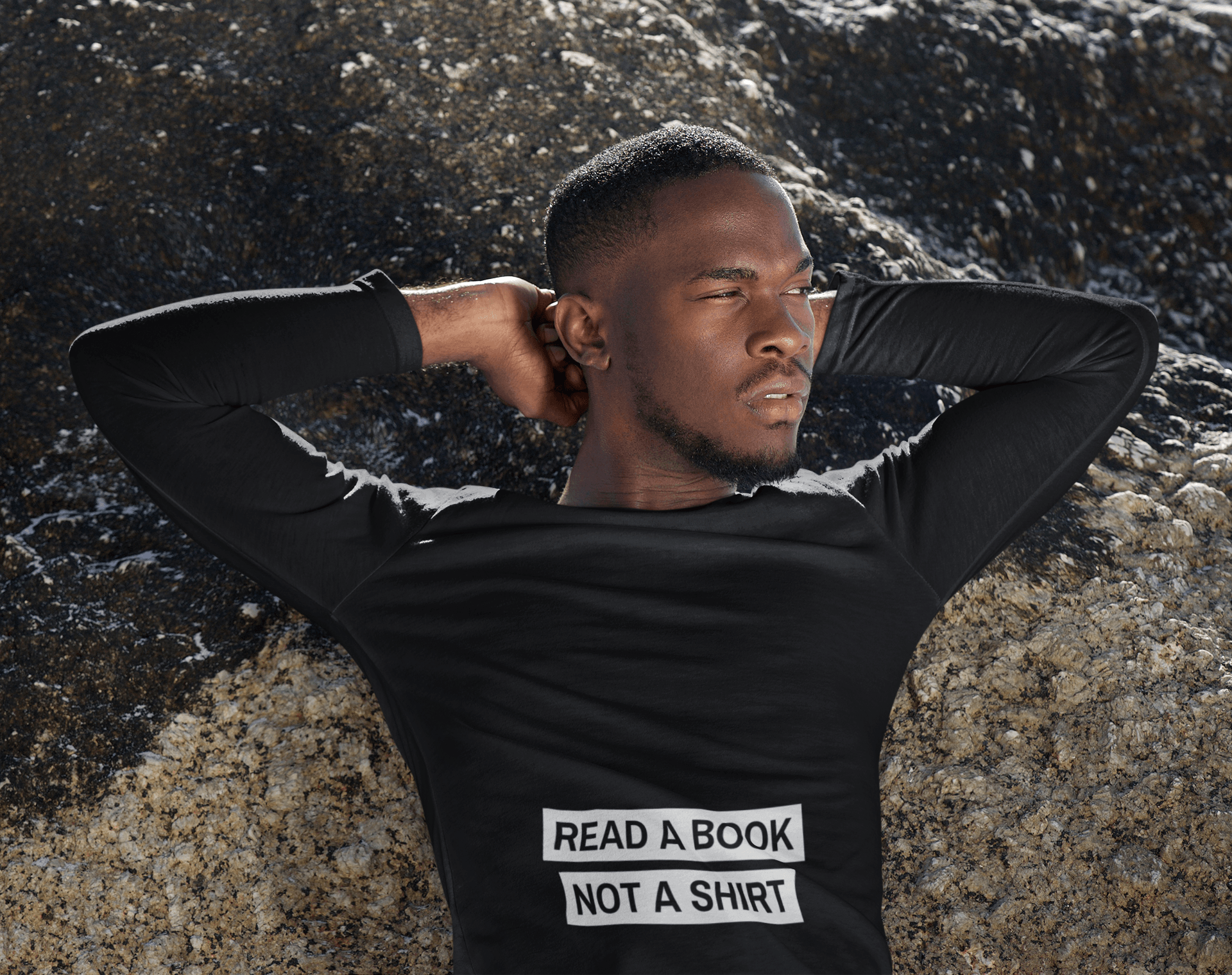 Read Male Round Neck Full Sleeve T-shirt - Lyssian