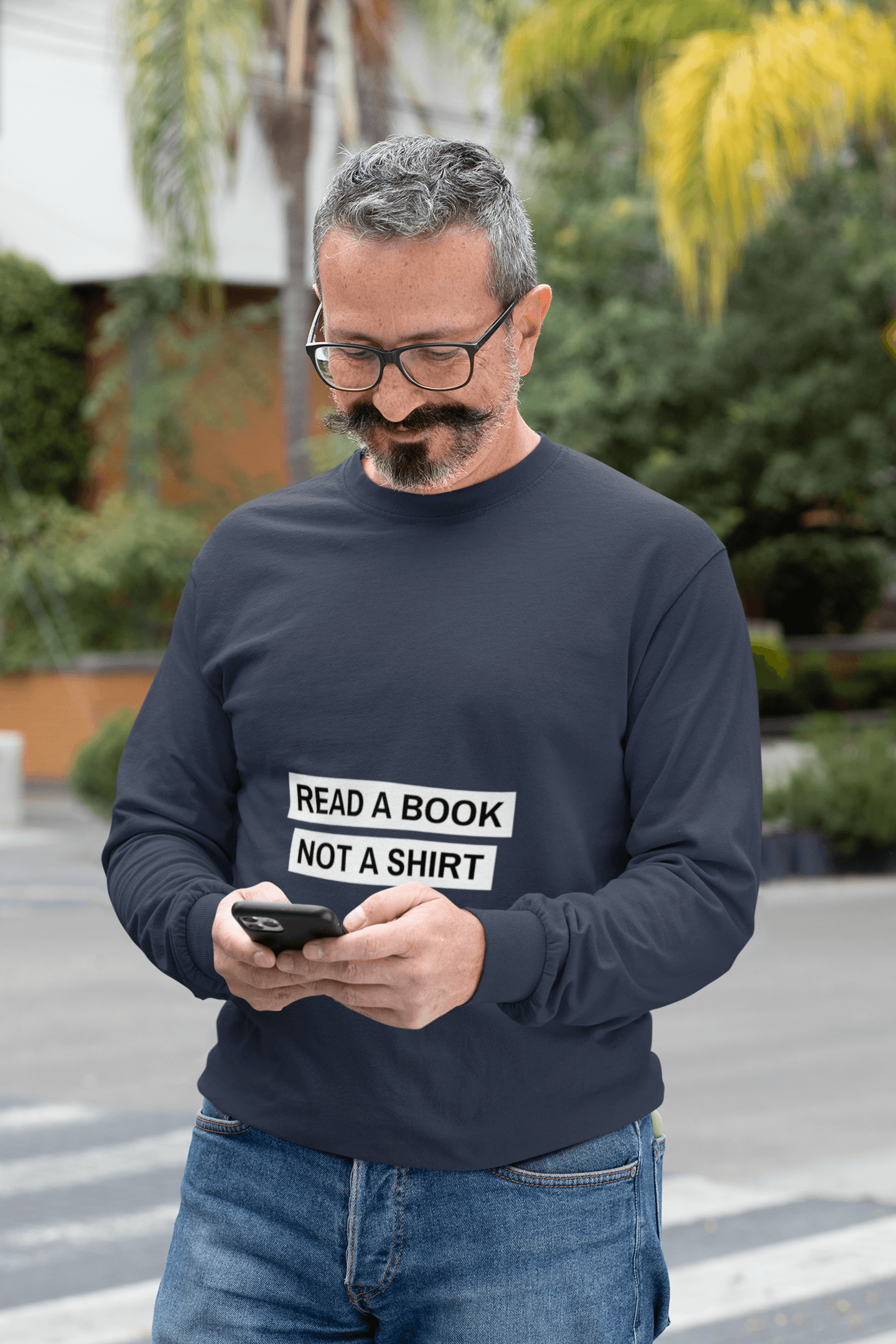 Read Male Round Neck Full Sleeve T-shirt - Lyssian
