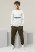 Book Reader Male Round Neck Full Sleeve T-shirt - Lyssian