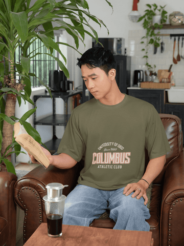 Columbus Men's Oversized T-shirt - Lyssian