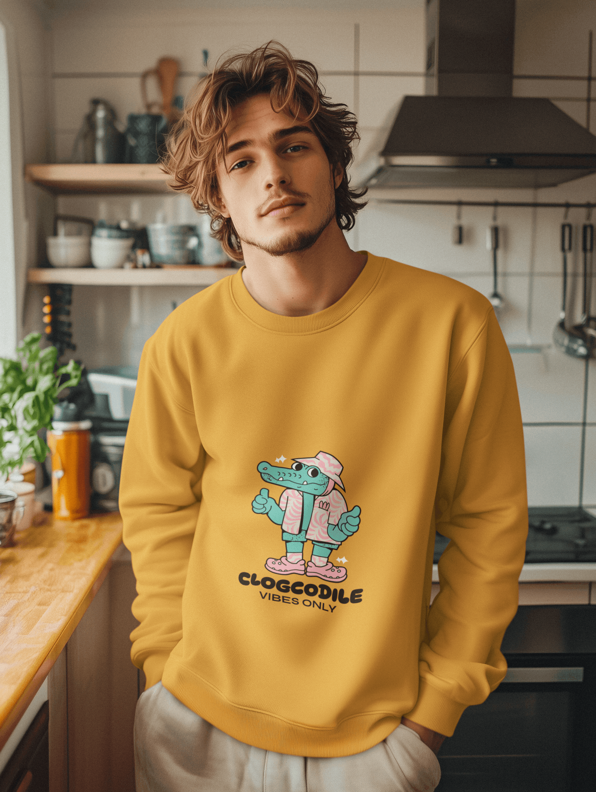 Clogcodile Men's Sweatshirt - Lyssian