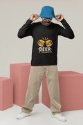 The Answer Male Round Neck Full Sleeve T-shirt - Lyssian