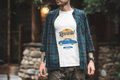 Classic Revival Male Round Neck Half Sleeve T-shirt - Lyssian