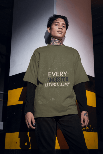 Ancestor Men's Oversized T-shirt - Lyssian