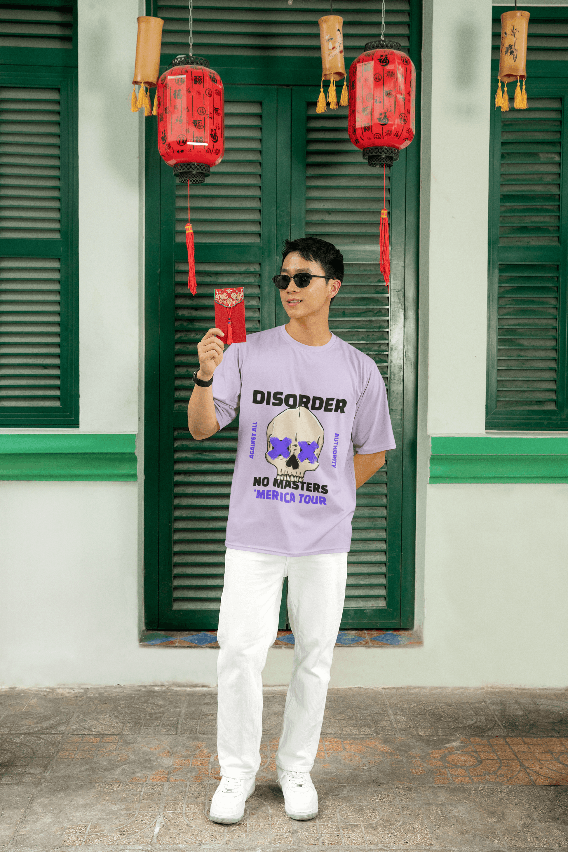 Disorder Men's Oversized T-shirt - Lyssian