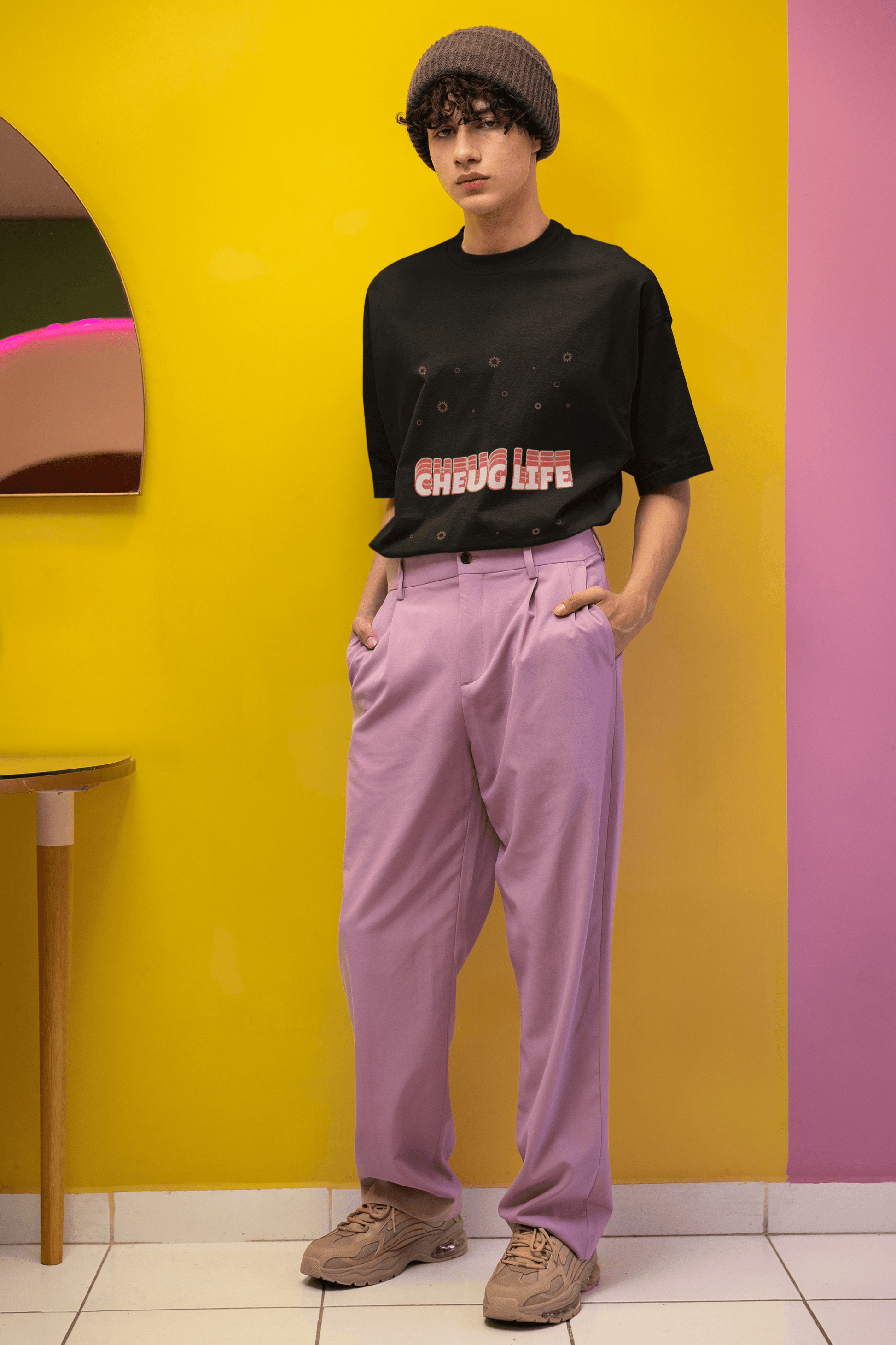 Cheug Life Men's Oversized T-shirt - Lyssian