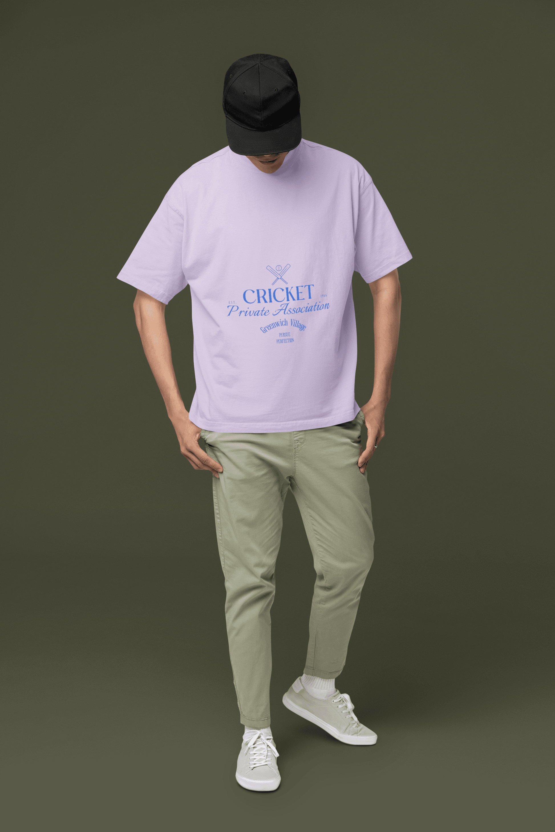Cricket Men's Oversized T-shirt - Lyssian
