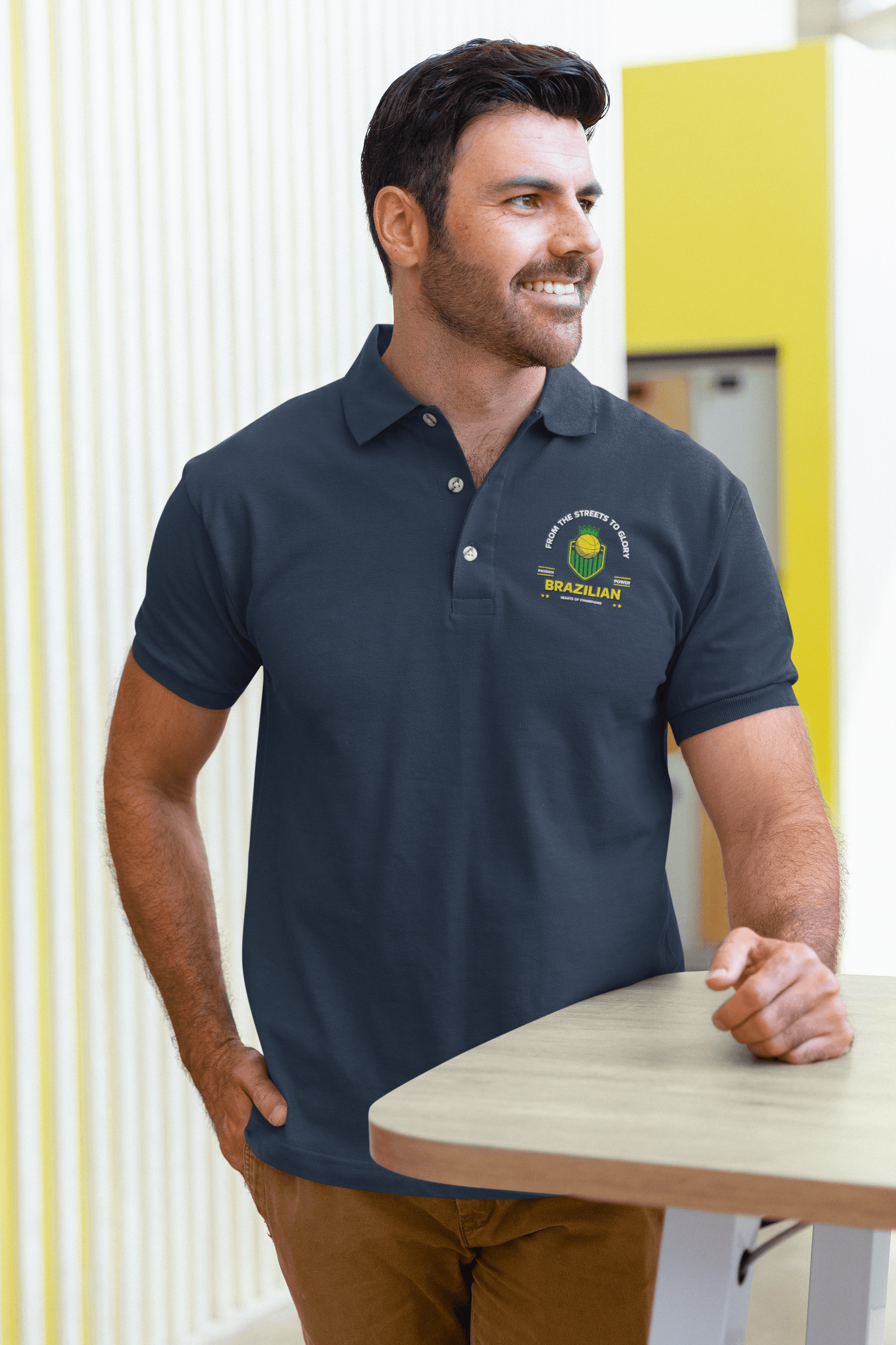 Brazilian Men's Polo T-shirt - Lyssian