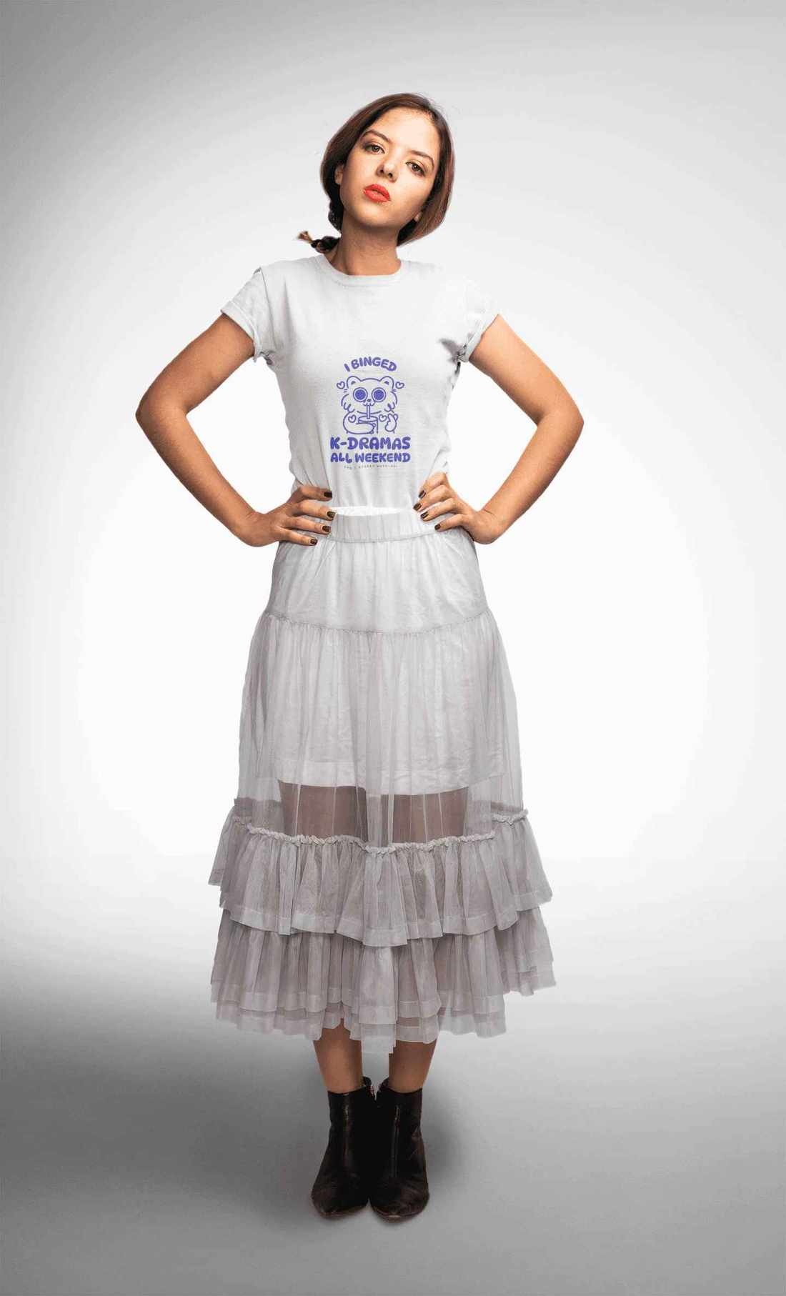 Binged All Weekend Women's Round Neck Half Sleeve T-shirt