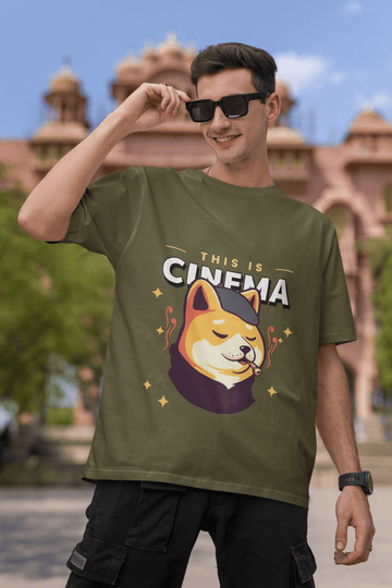Cinema Men's Oversized T-shirt - Lyssian