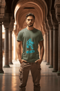 Catch Me Male Round Neck Half Sleeve T-shirt - Lyssian