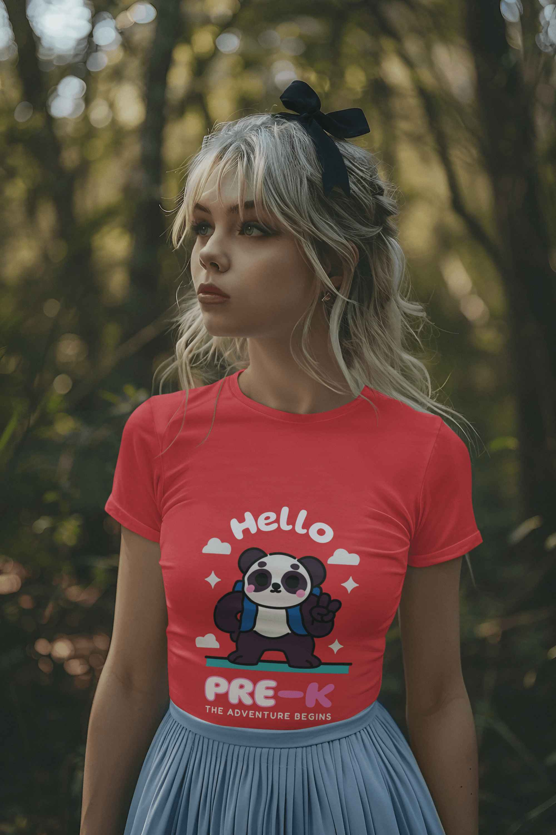 Adventure Begins Women's Round Neck Half Sleeve T-shirt
