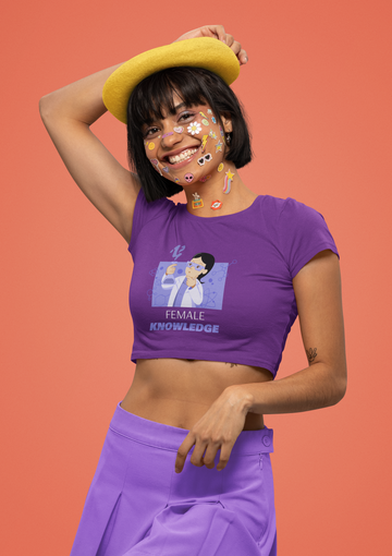 Female Knowledge Women's Crop Top