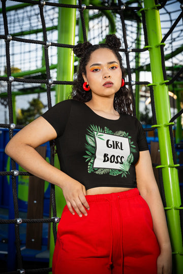 Girl Boss Women's Crop Top