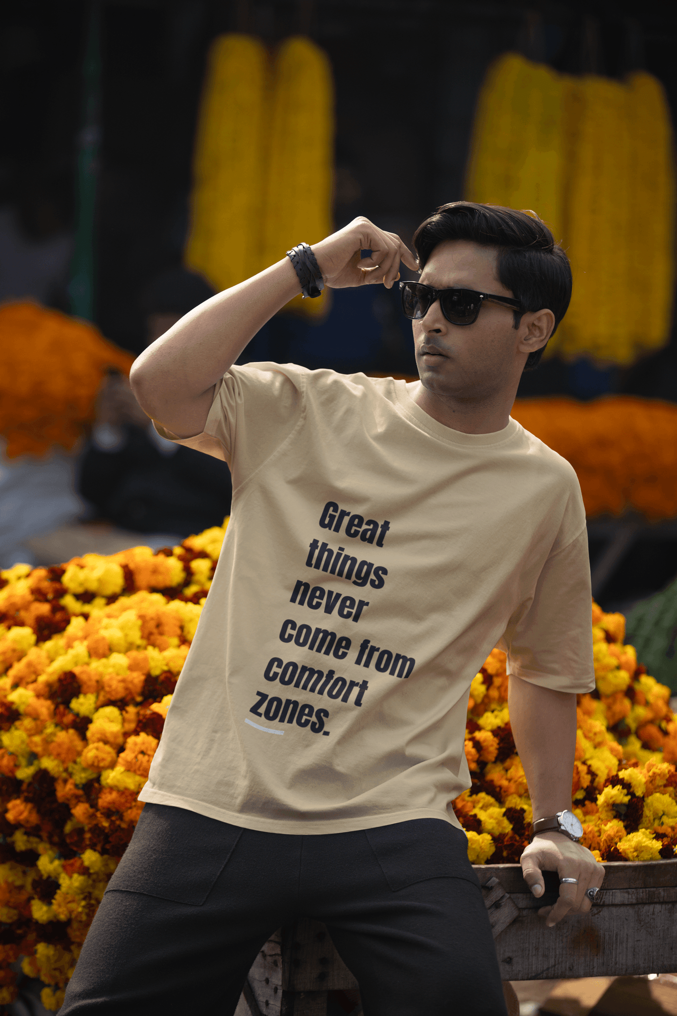 Comfort Zones Men's Oversized T-shirt