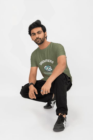 Dreamers Men's Round Neck Half Sleeve T-Shirt
