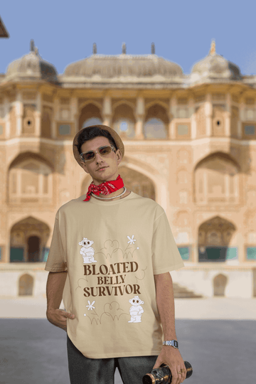 Men's Oversized T-Shirt for a Bloated Tummy