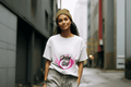 Aries Women's Round Neck Half Sleeve T-shirt - Lyssian