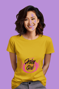 Aries Women's Round Neck Half Sleeve T-shirt - Lyssian
