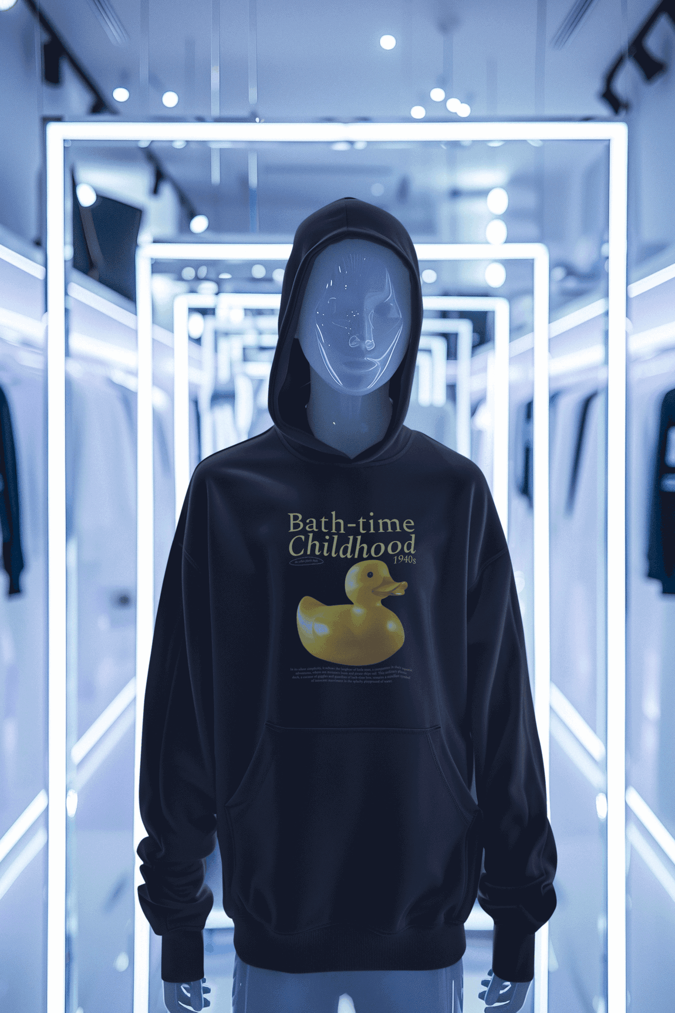 Bath-time Men's Hoodie - Lyssian