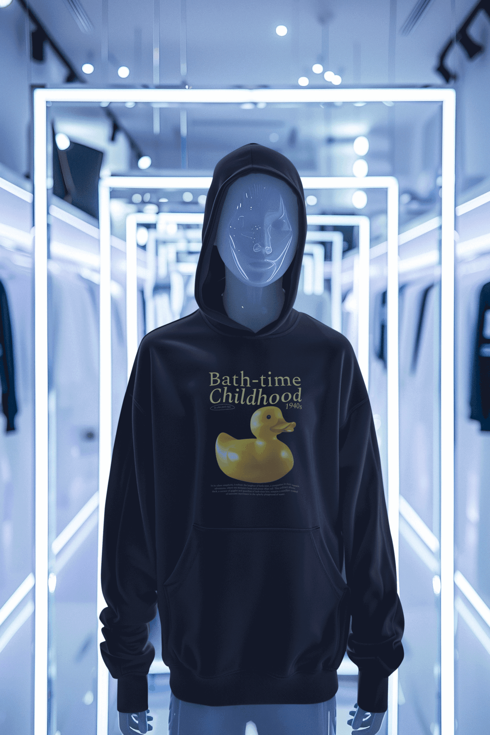Bath-time Men's Hoodie - Lyssian