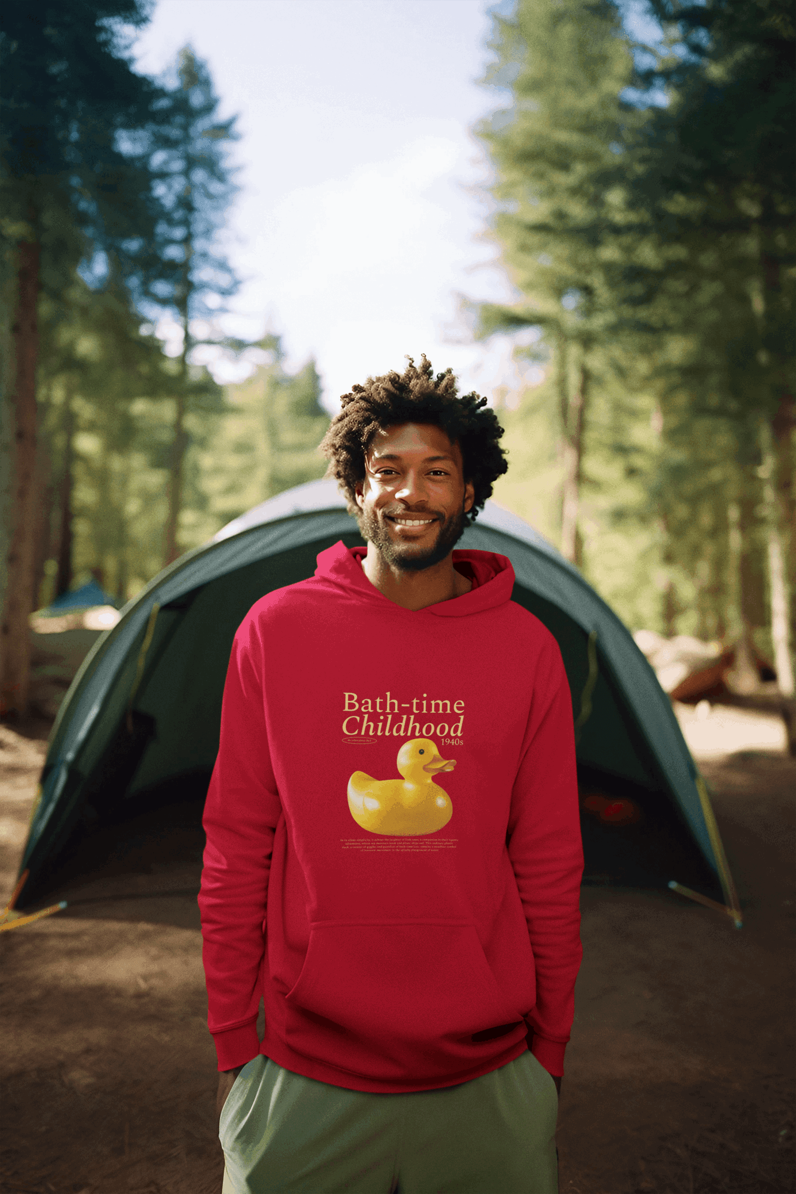 Bath-time Men's Hoodie - Lyssian