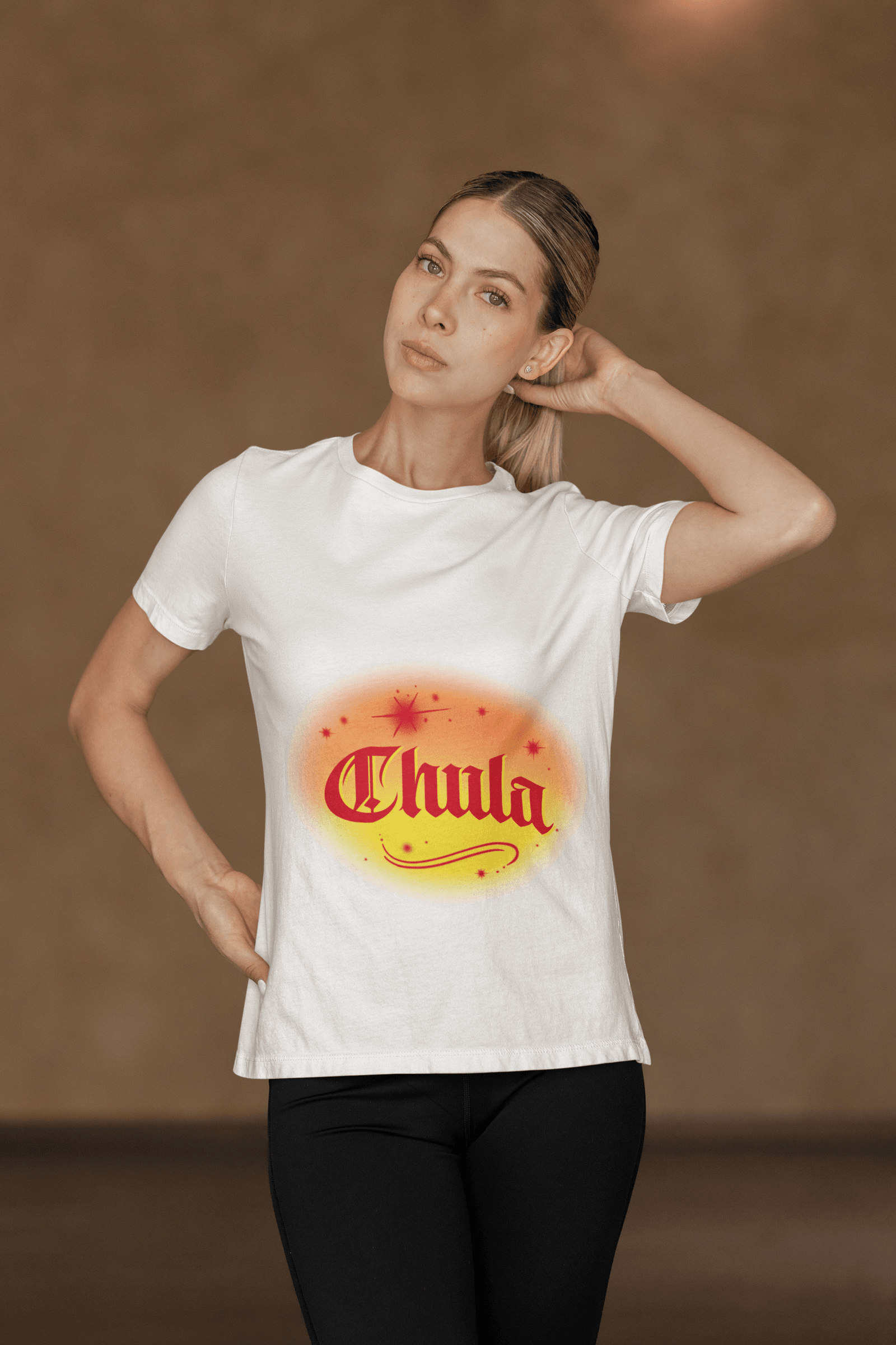 Chula's Women's Round Neck Half Sleeve T-shirt - Lyssian