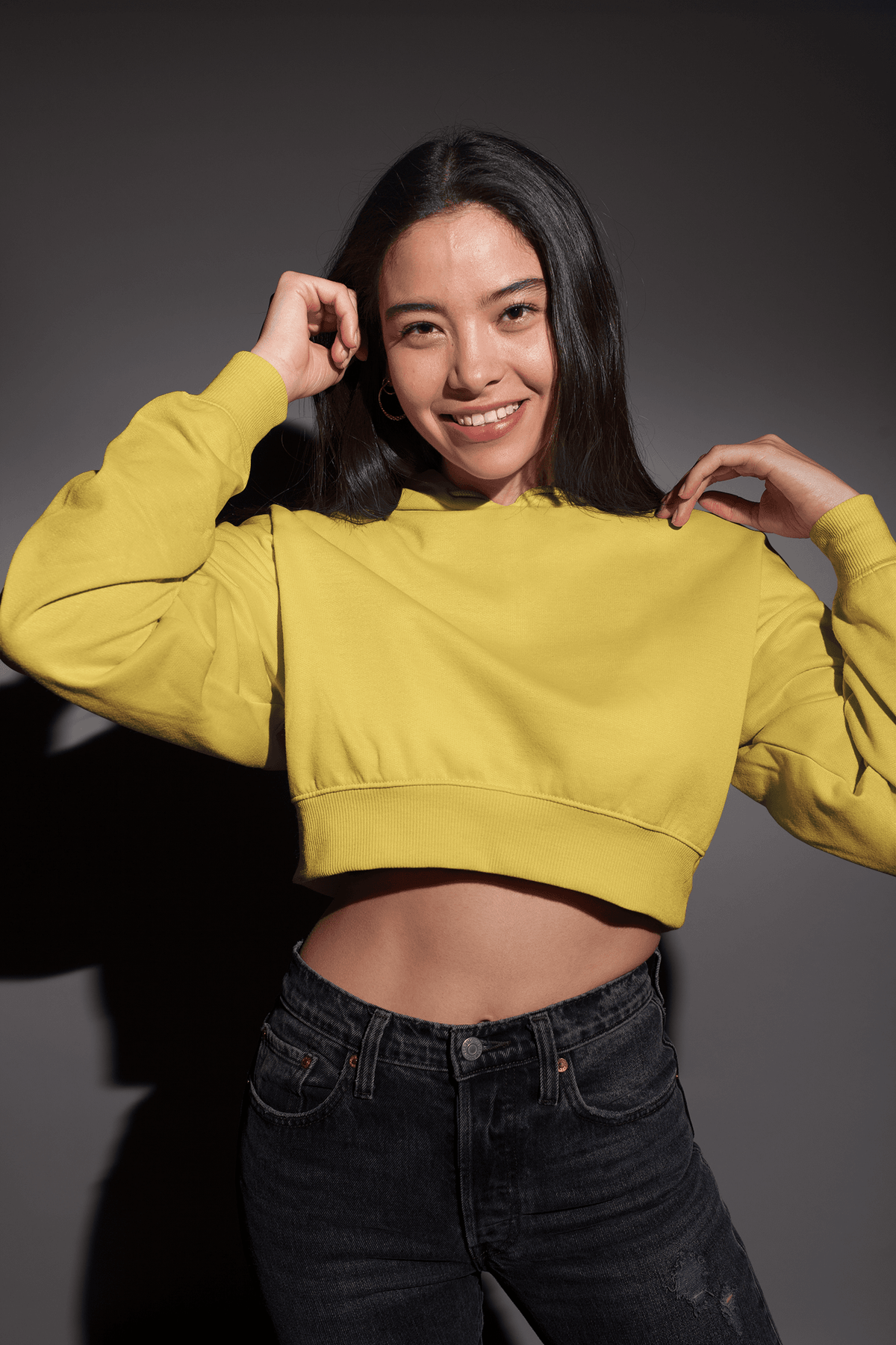 Classic Artless Crop Hoodies