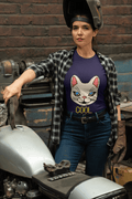 Cool Kitty Women's Round Neck Half Sleeve T-shirt - Lyssian