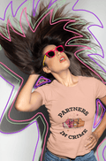 Crime Partners Women's Round Neck Half Sleeve T-shirt - Lyssian