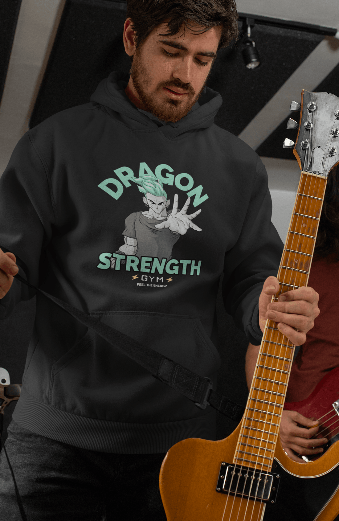Dragon Strength Men's Hoodie - Lyssian