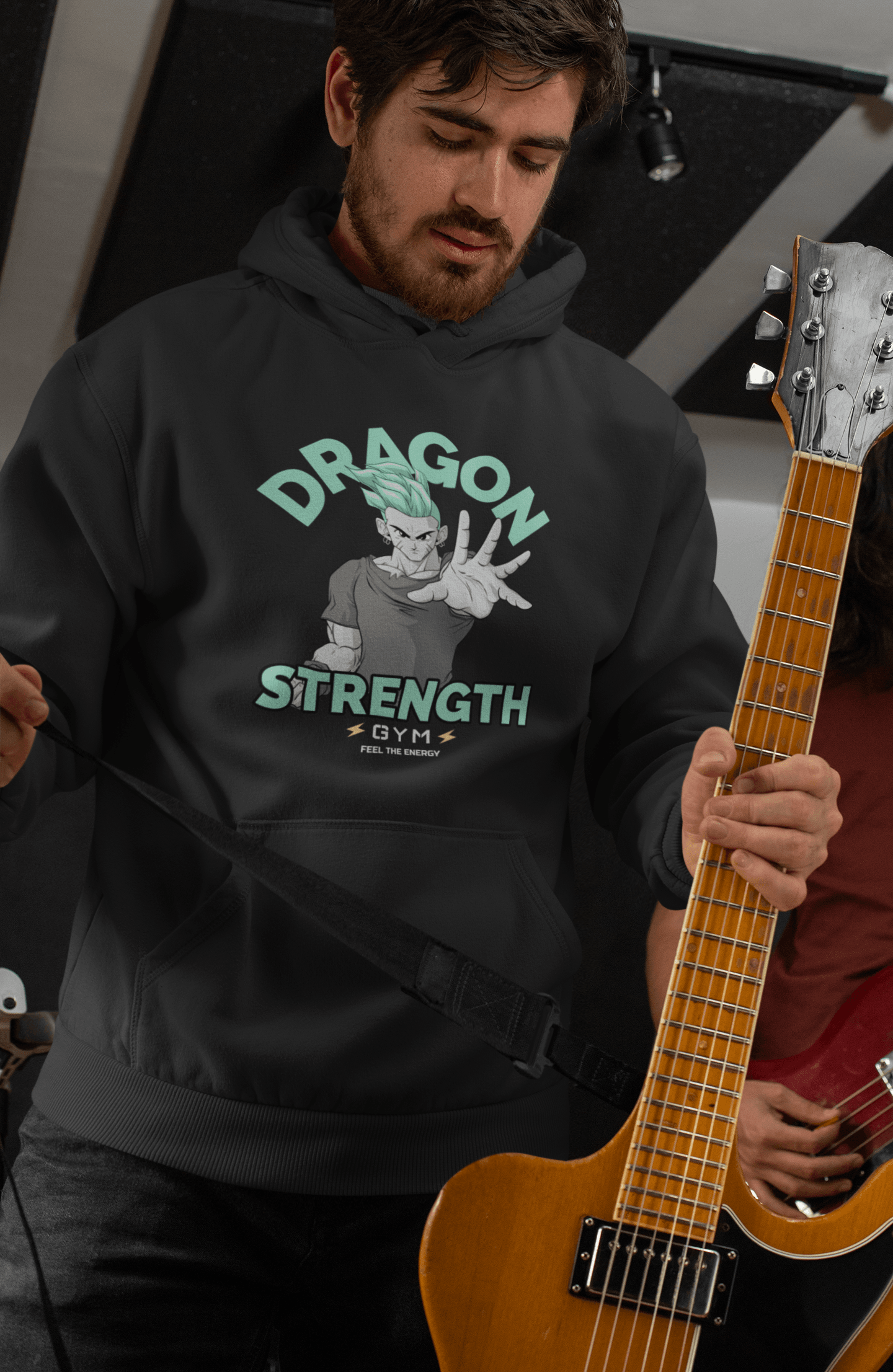 Dragon Strength Men's Hoodie - Lyssian