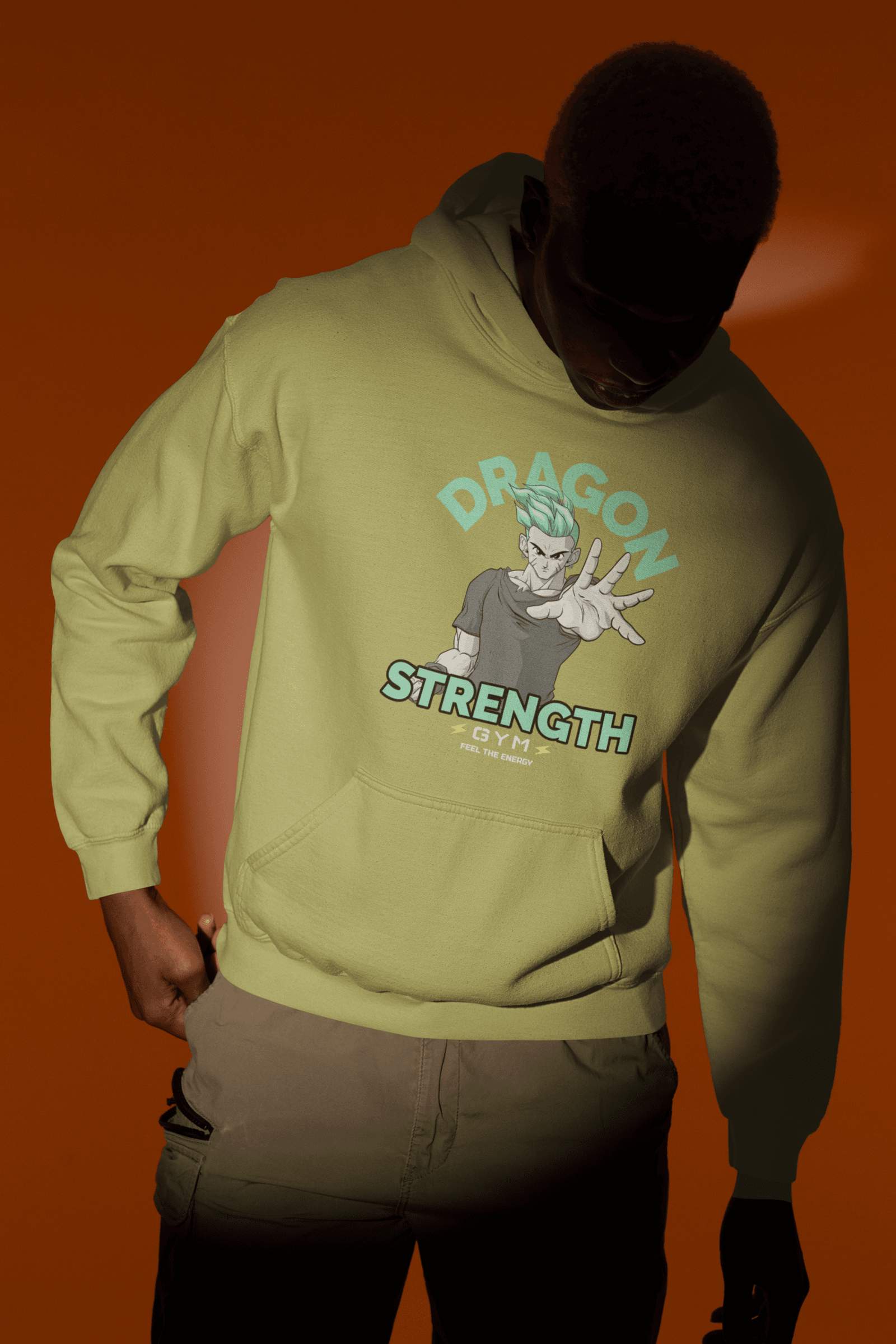 Dragon Strength Men's Hoodie - Lyssian