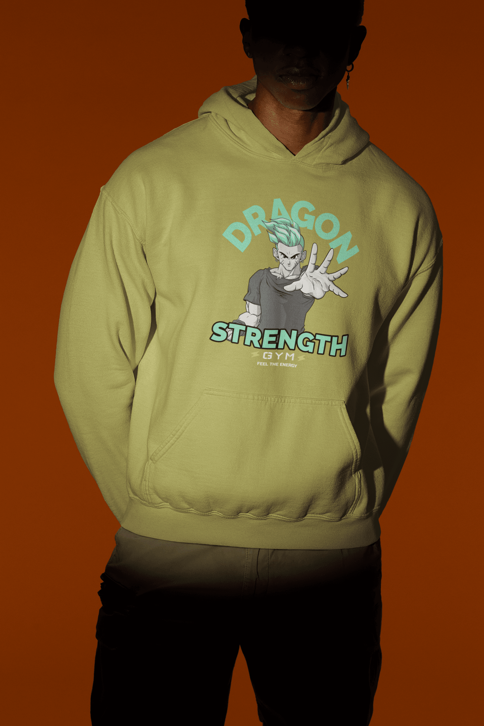 Dragon Strength Men's Hoodie - Lyssian