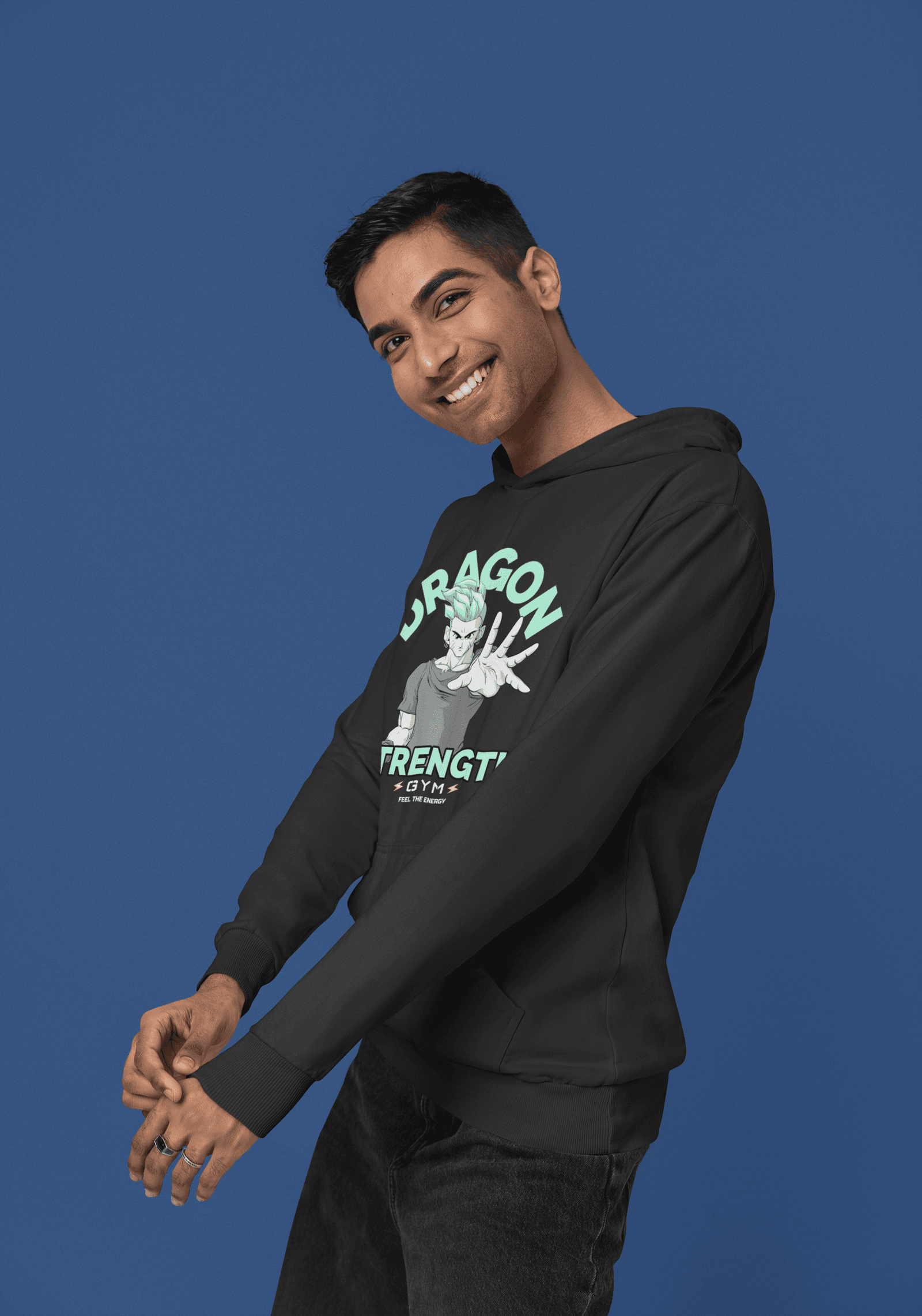 Dragon Strength Men's Hoodie - Lyssian