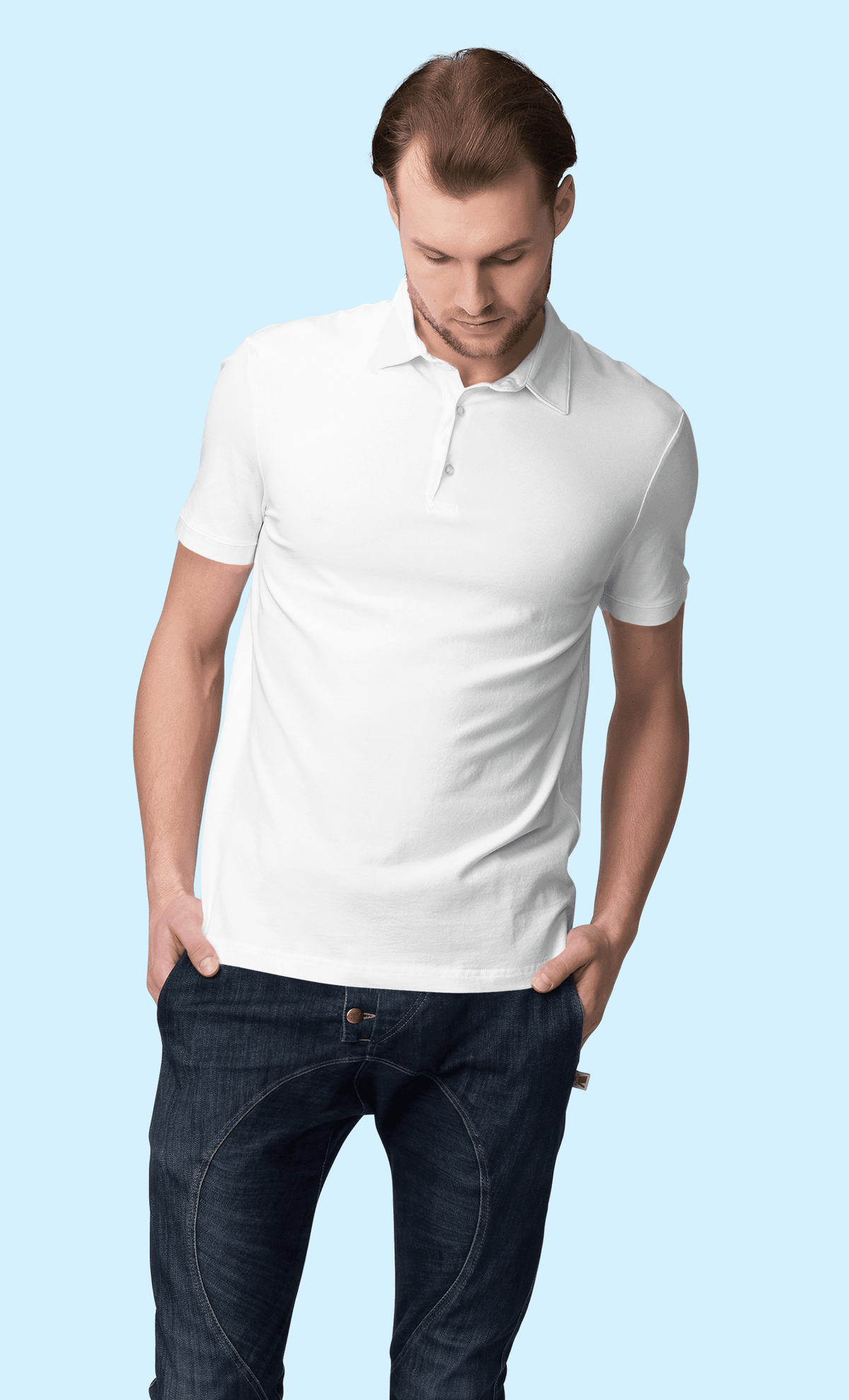 Men's Classic Artless Polo T-Shirts