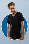 Men's Classic Artless V Neck T-Shirt