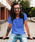 Men's Classic Artless V Neck T-Shirt