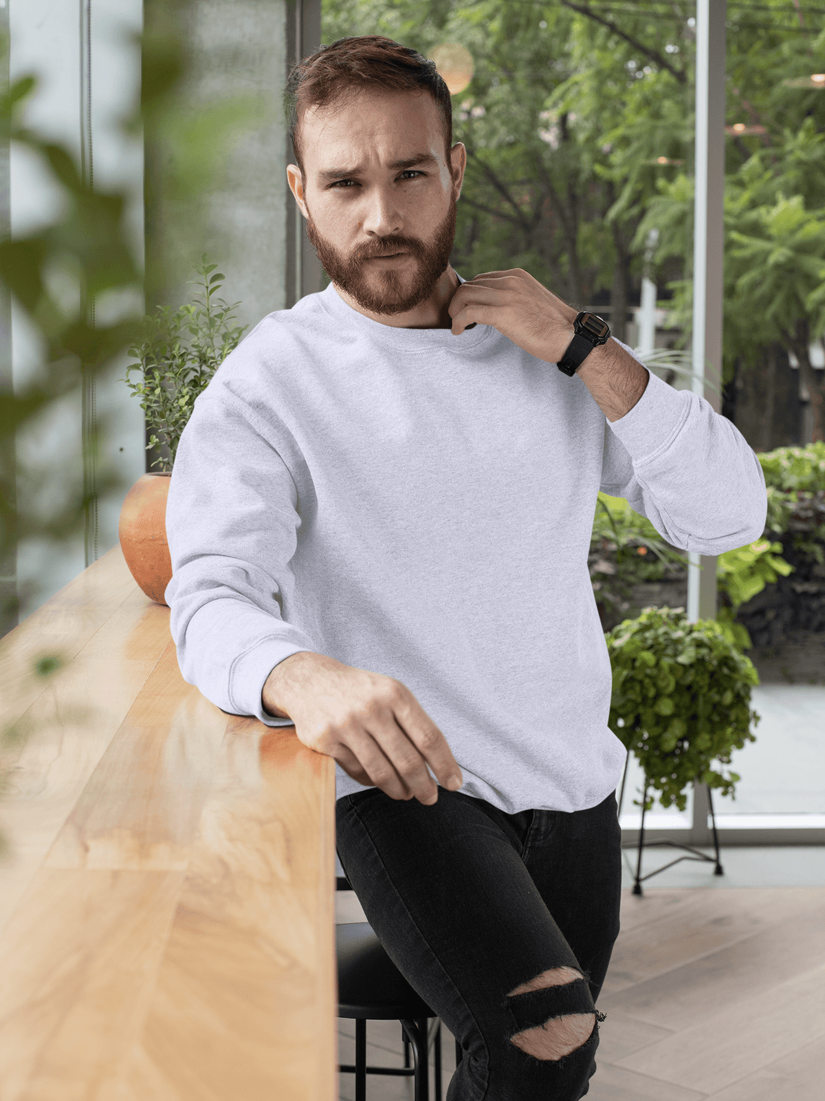 Unisex Classic Artless Sweatshirt